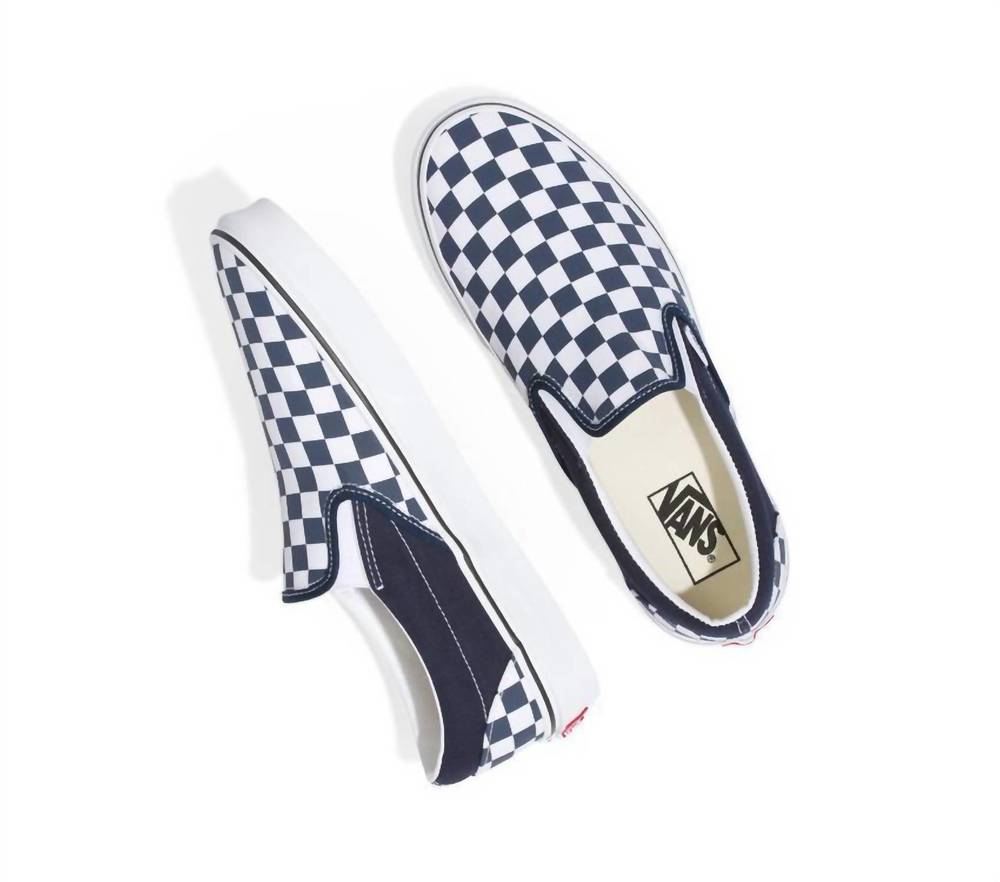 NEW VANS men's checkerboard slip on in parisian - Picture 3 of 5